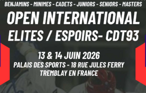 Open international Elites / Espoir CDT93