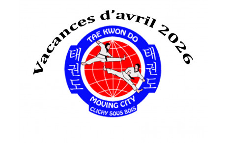 Planning du club pendant les vacances d'avril 2026